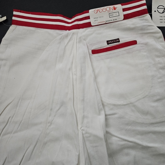 Vintage - NWT - Sasson Made In Japan Cotton Pants - Rare - Size 10 - Picture 3 of 6